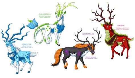 fakemon Legendary Deer 2 by Athena-Tivnan on DeviantArt