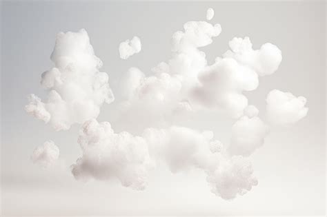 Free AI Image | white cloud abstract background or wallpaper