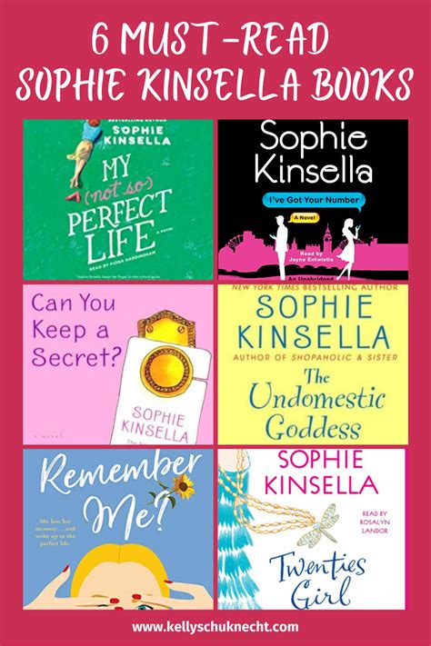 6 Must-Read Sophie Kinsella Books | Sophie kinsella books, Author ...