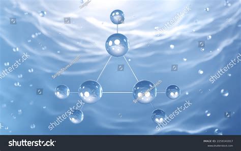 Aziridine Molecular Structure 3d Model Molecule Stock Illustration ...