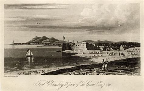 Fort Chambly (Chambly, Québec) and Part of the Great Camp, 1814 | Fort ...