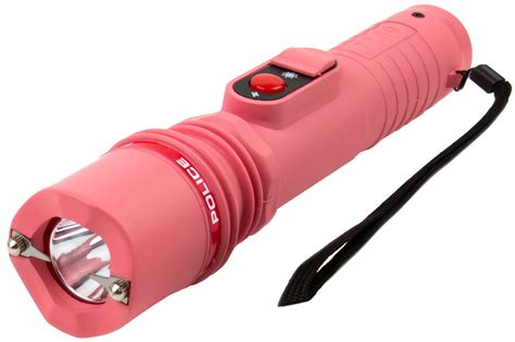 POLICE Stun Gun PINK 306 550 BV Rechargeable LED Flashlight 860001390544 | eBay