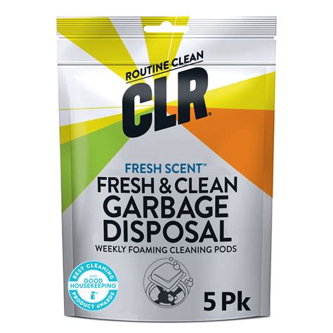 CLR Fresh and Clean Garbage Disposal Cleaner Foaming Pods, 5 Ct, Fresh ...