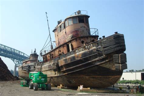 But they do sink! Sadly these two boats sank in a slip along the Schuylkill River in ...