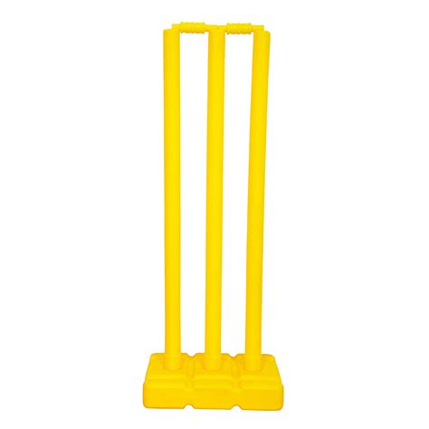 Grazzo Kids Fun Cricket Wickets 32 Inch Yellow 6 piece Cricket Set With Net Bag - Buy Grazzo ...