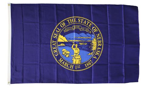Buy Nebraska - 3'X5' Polyester Flag | Flagline