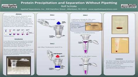 Protein Precipitation without Pipetting | Technology Networks