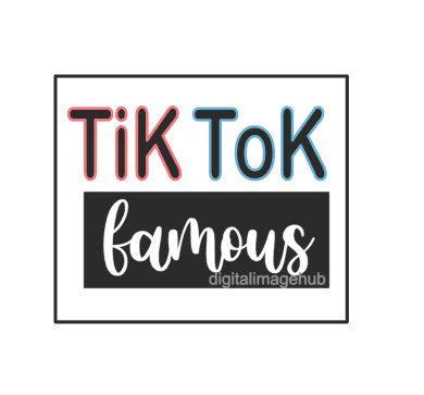 Tik Tok Svg, Tik Tok Famous Svg, Tik Tok Clipart, Tik Tok Png, Tik Tok ...