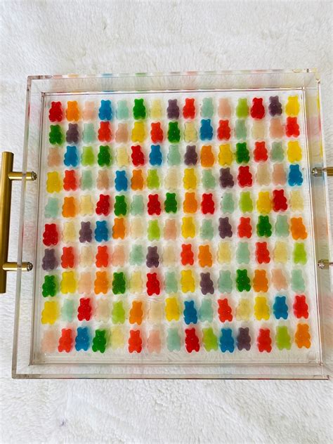 Gummy Bear Candy Tray Colorful Serving Tray Coffee Table - Etsy