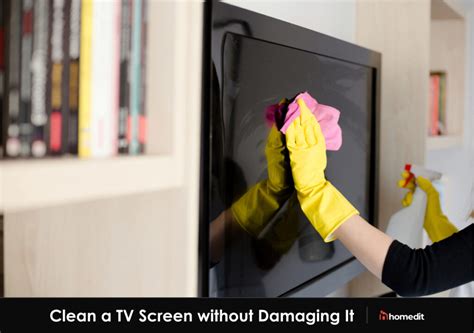 The Gentlest Method for Cleaning a TV Screen