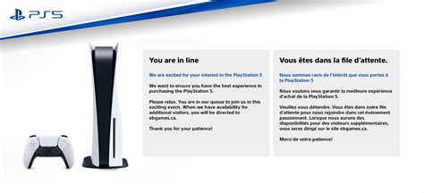 EB Games Canada's PlayStation 5 purchase waiting room is live [Now sold ...