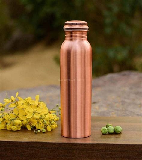 100% Pure Copper Water Bottle for Yoga Ayurveda Health | Etsy in 2021 ...