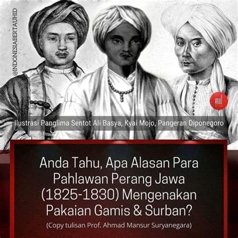 Surban Dan Gamis Pahlawan Perang Jawa - Fakta Kini