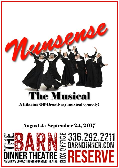 "Nunsense The Musical" Aug 4 - Sept 24 | Musical comedy, Musicals ...