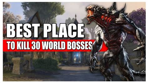 👹Best Place To Farm 30 World Bosses | ESO Blackwood | Elder Scrolls Online - YouTube