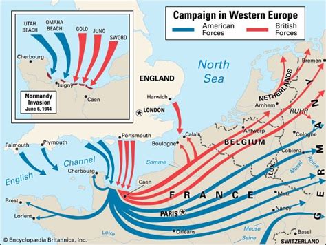 World War II: Allied landing in Normandy on D-Day - Students ...