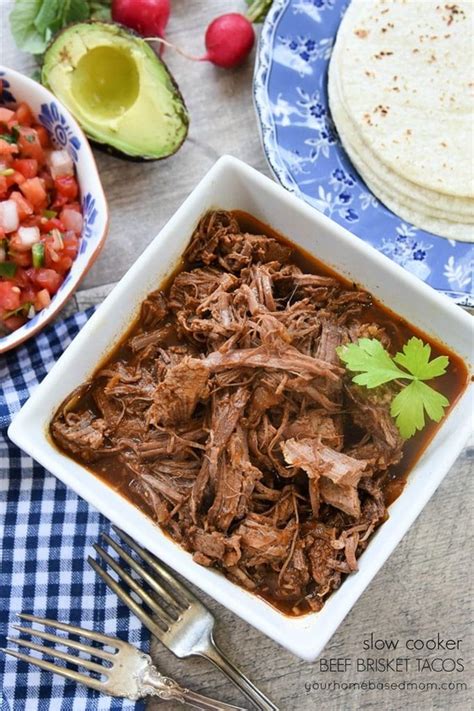 Slow Cooker Beef Brisket Tacos | Recipe by Leigh Anne Wilkes