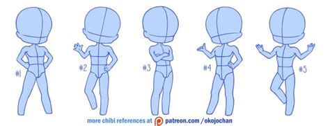 Chibi Poses Reference - Chibi Base Set #8