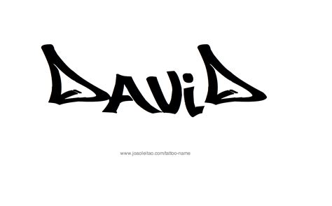 David Name Tattoo Designs