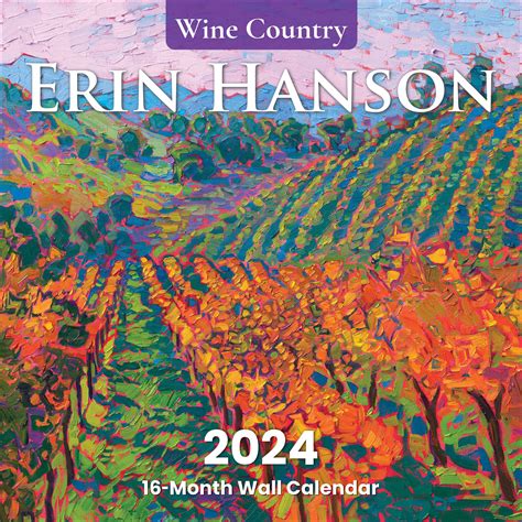 2024 Wall Calendar - Wine Country