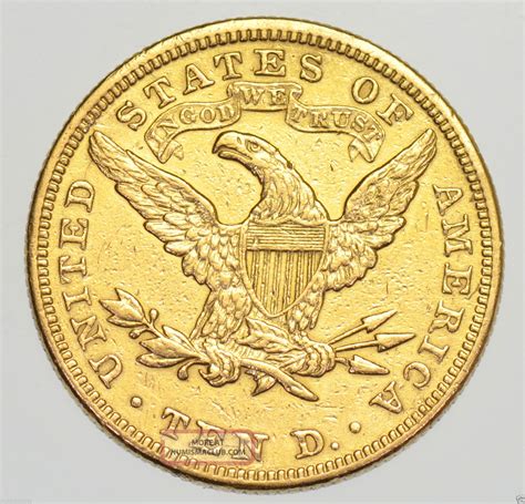 Usa, United States, Ten Dollars $10, Liberty Head 1898 Gold Coin