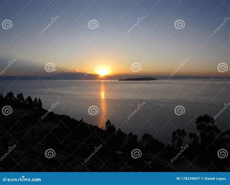 Sunrise, Isla Del Sol, Lake Titicaca- Bolivia, South America. Editorial ...