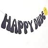 Amazon.com: One Happy Dude 1st Birthday Banner - Smile Face Birthday ...