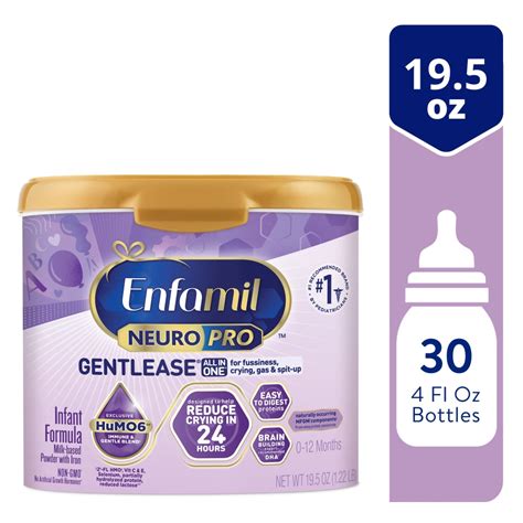 Enfamil Gentlease Nutrition Information | Blog Dandk