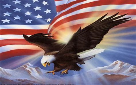 American Flag with Eagle Wallpaper - WallpaperSafari