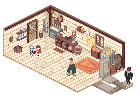 Mystery Shack Gift Shop Pixelated : r/gravityfalls