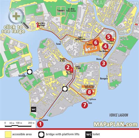 Printable Walking Map Of Venice