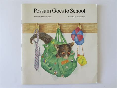 Vintage 1990s children's book 'Possum Goes to