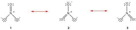 Draw the Lewis structures for three resonance forms of the nitrate ion, NO−3 . Include electron ...