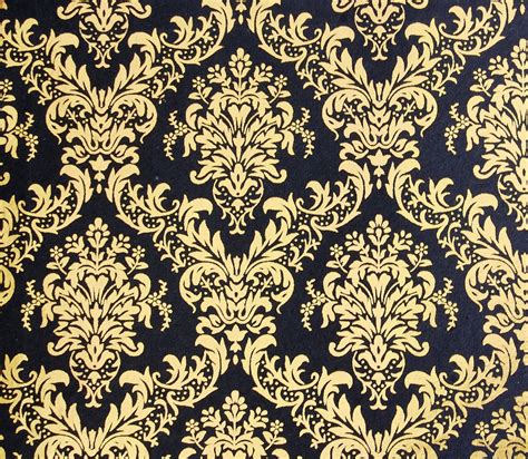 Black And Gold Damask Background - bmp-story