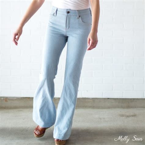 Sew Flared Jeans - Melly Sews