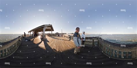 360° view of Fishing pier, Tybee Island - Alamy