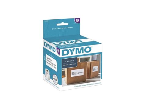 DYMO 30323 Shipping Labels, 2-1/8 x 4, White, 220/Box - Newegg.com