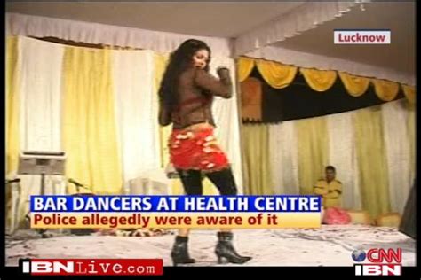 Bar dancers perform at a state health function - News18