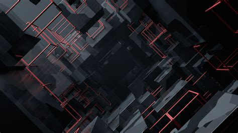 3840x2160 Black Red Abstract 10k 4K ,HD 4k Wallpapers,Images ...