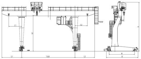 10 Ton Gantry Crane Specifications – L Type Gantry Crane – Hoist crane ...