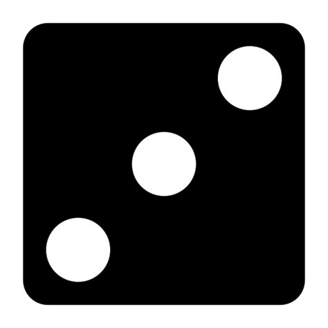 Dice 6 faces 3 icon, SVG and PNG | Game-icons.net