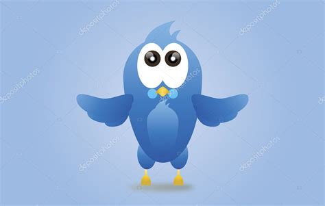 Twitter blue bird icon — Stock Vector © GoodArtPix #19290395