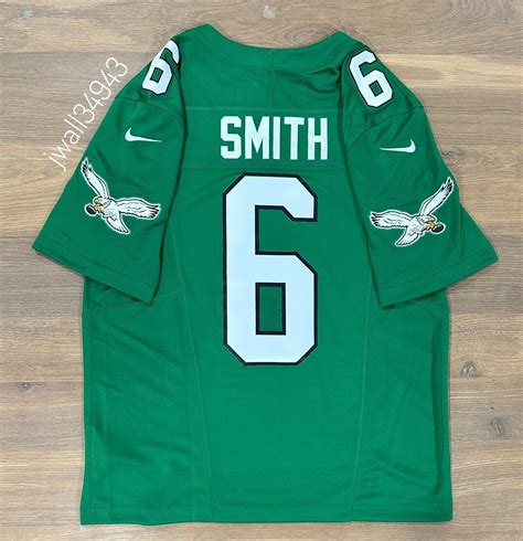 NEW Nike Men DeVonta Smith Philadelphia Eagles Kelly Green NFL Vapor ...