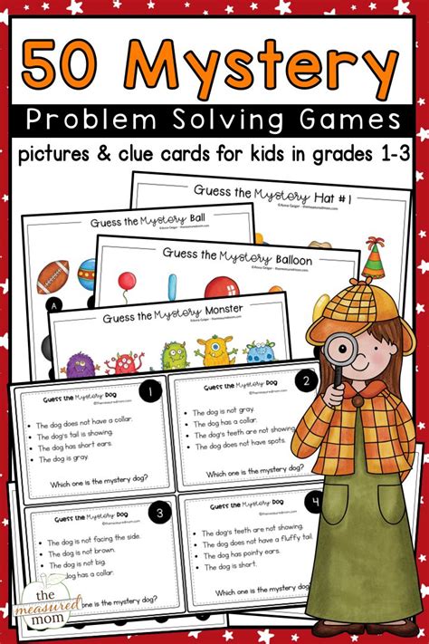 Mystery problem solving activities | Problem solving activities ...