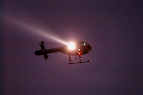 Shepherd's Bush: Police helicopter over the Bush