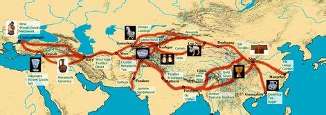 The Silk Road | Everything I Know about the Medieval Europe | Silk road map, Silk road, Map