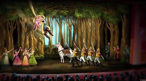 A Closer Look at the Set Designs for Tangled: The Musical • The Disney Cruise Line Blog