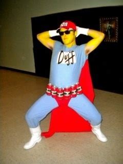 My duff man costume I made 2 year ago : halloween