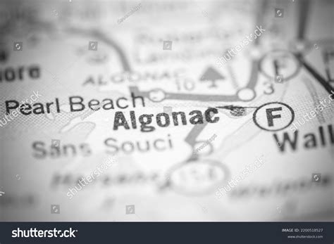 Algonac Michigan Usa On Geography Map Stock Photo 2200518527 | Shutterstock