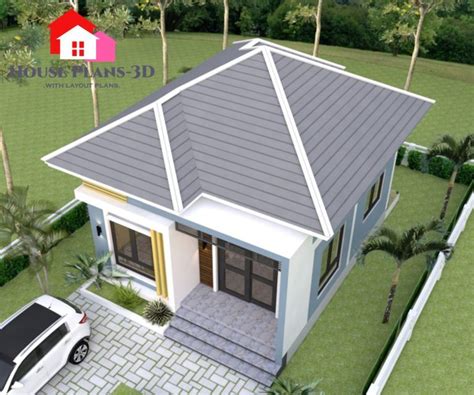 Small Hip Roof House Plans With Garage - House Design Ideas